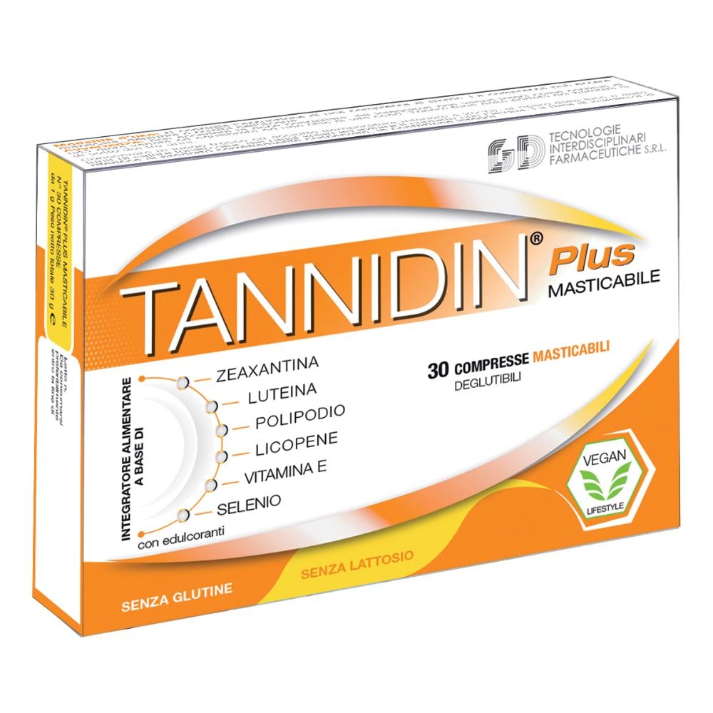 TANNIDIN PLUS 30 COMPRESSE MASTICABILI