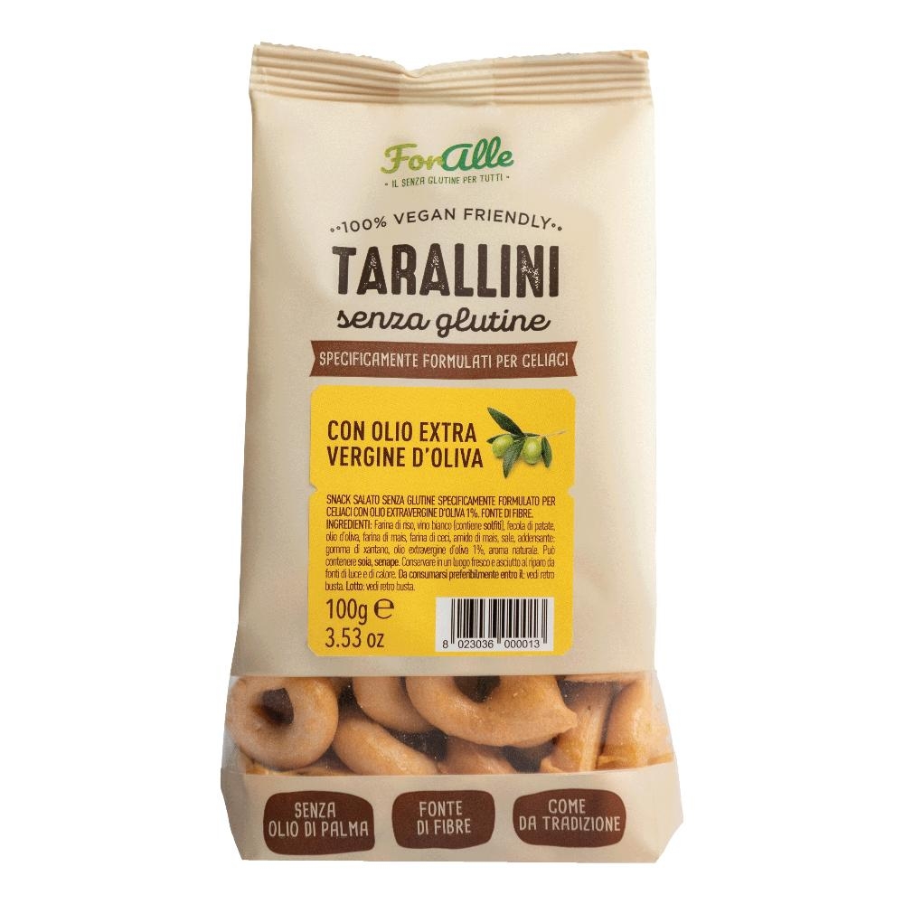 FORALLE TARALLINI CON OLIO EXTRA VERGINE D'OLIVA 100 G