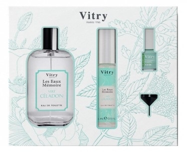 COFANETTO VERT CELADON 1 EAU DE TOILETTE 100 ML + 1 EAU DE TOILETTE 15 ML + 1 VERNIS A ONGLES 6 ML