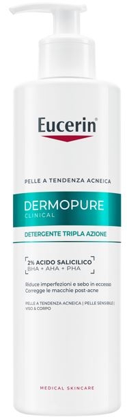EUCERIN DERMOPURE CLINICAL DETERGENTE TRIPLA AZIONE 400 ML