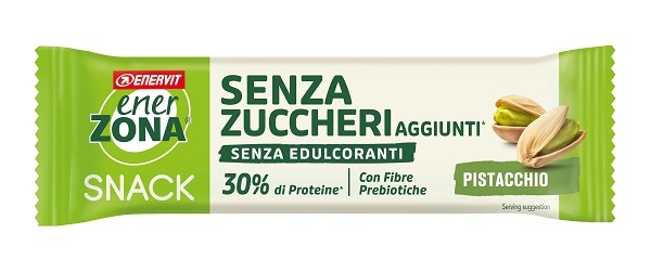 ENERZONA SNACK PISTACCHIO CIOCCOLATO BIANCO SENZA ZUCCHERI AGGIUNTI 27 G