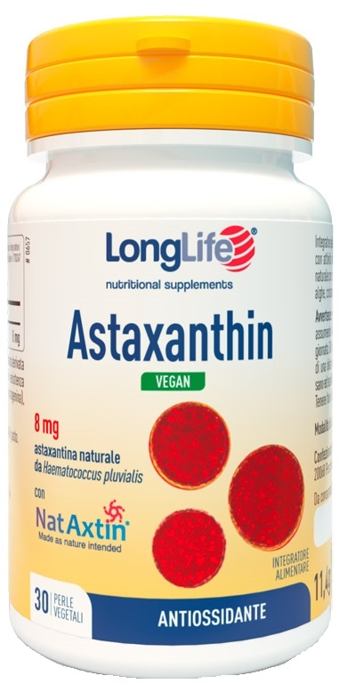 LONGLIFE ASTAXANTHIN VEGAN 8MG 60 PERLE
