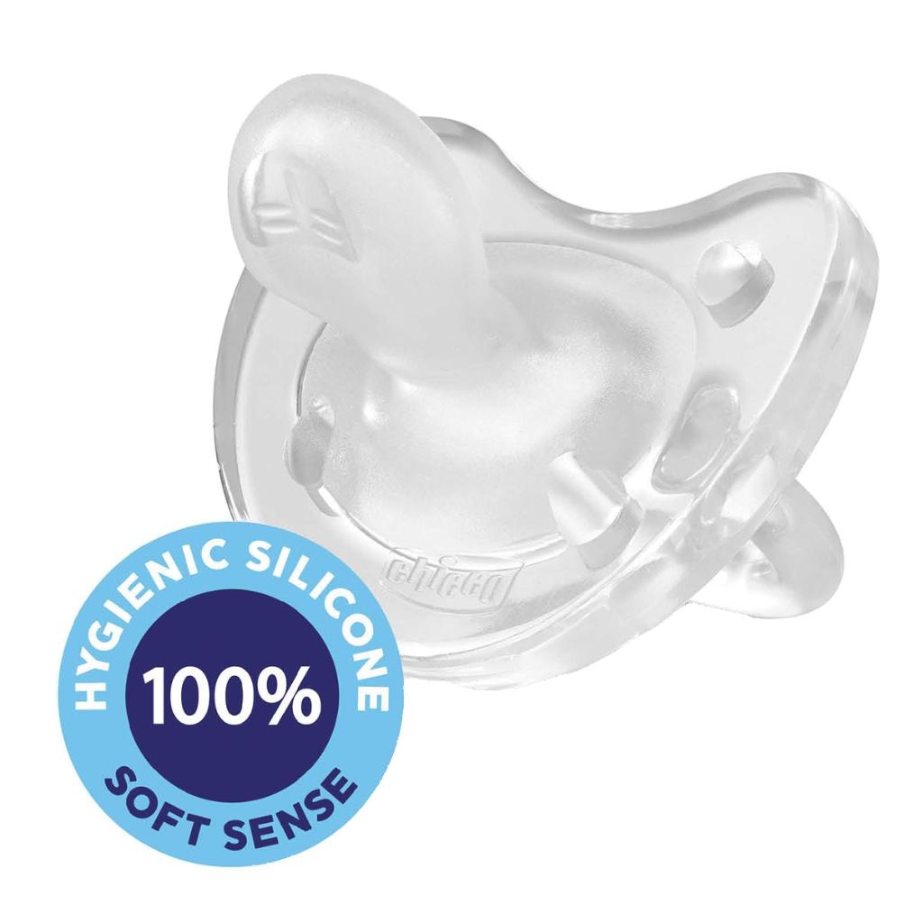 CHICCO GOMMOTTO IN SILICONE NEUTRO 6-16 MESI 1 PEZZO