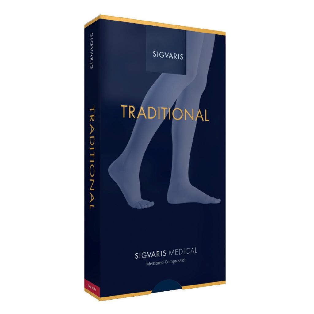 SIGVARIS TRADITIONAL 504 CCL2 MONOCOLLANT SINISTRO LUNGO BEIGE S PLUS