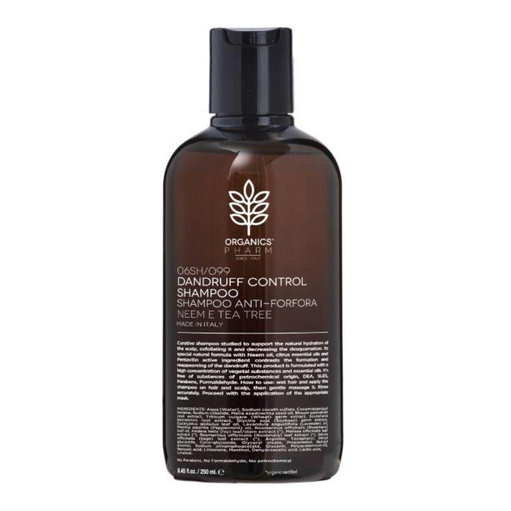ORGANICS PHARM DANDRUFF CONTROL SHAMPOO NEEM OIL AND TEA TREE