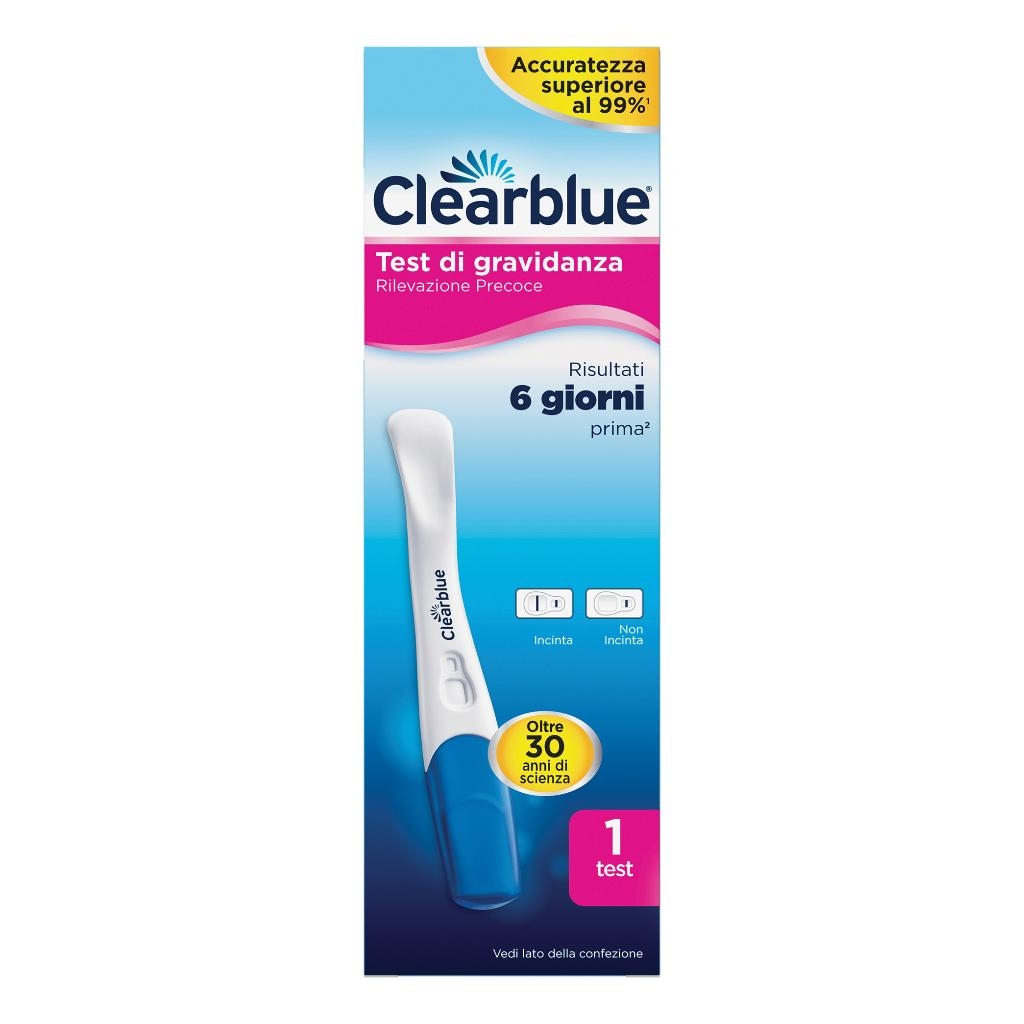 TEST DI GRAVIDANZA CLEARBLUE RILEVAZIONE PRECOCE 1 PEZZO