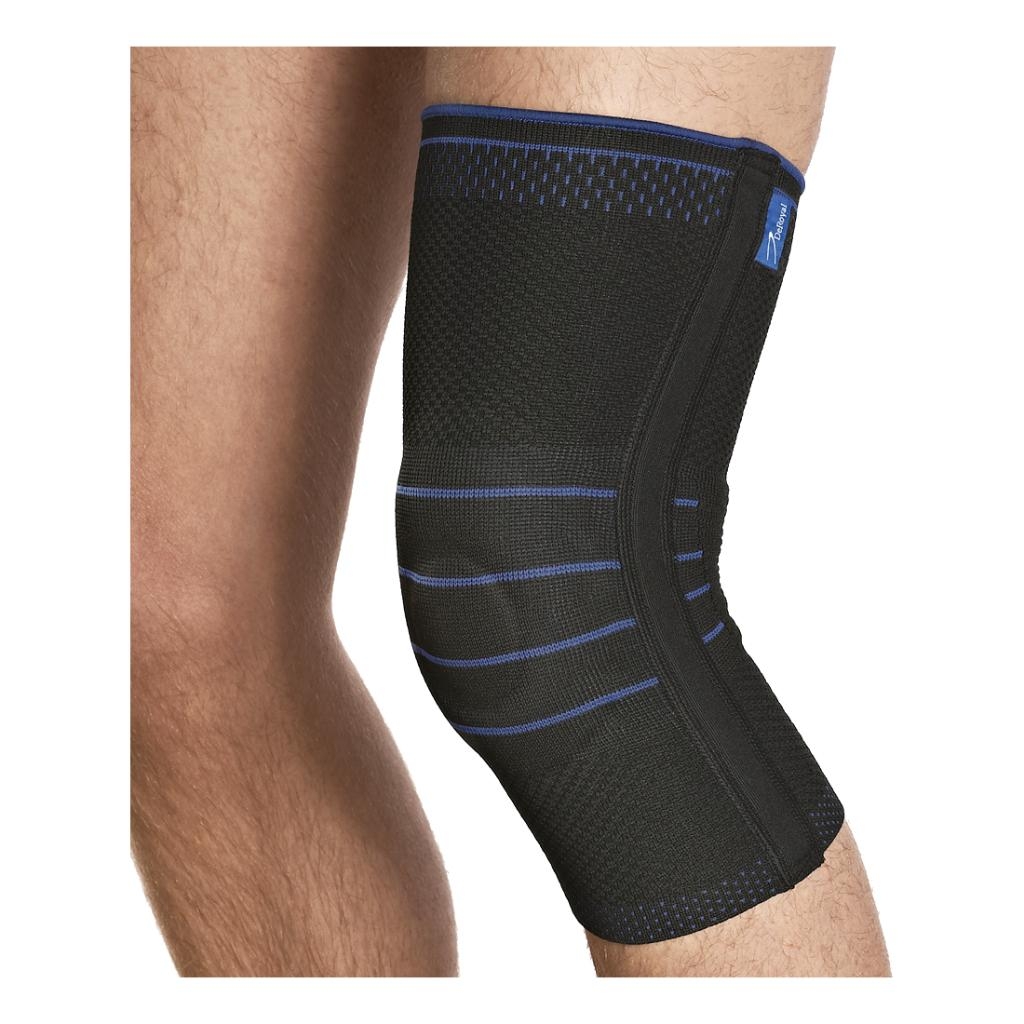 4602 GENUM CO-TEX PATELLA GINOCCHIERA TUBOLARE IN ELASTICO CON STABILIZZATORE ROTULEO IN SILICONE E STECCHE A SPIRALE XL