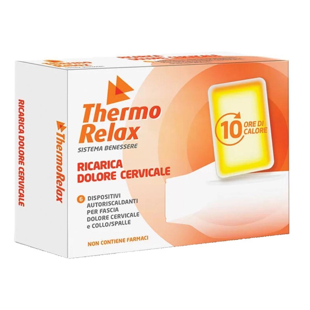 THERMORELAX RICARICA PER FASCIA DOLORE CERVICALE 6 DISPOSITIVI AUTORISCALDANTI