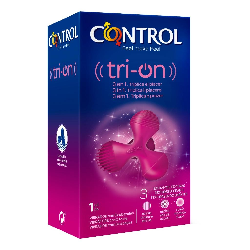 CONTROL TRI-ON VIBRATORE 3 IN 1 1 PEZZO