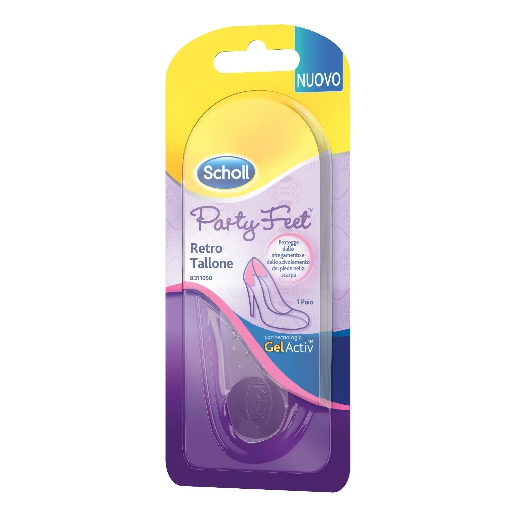 PLANTARE ORTOPEDICO SCHOLL PARTY FEET GEL ACTIVE TALLONE