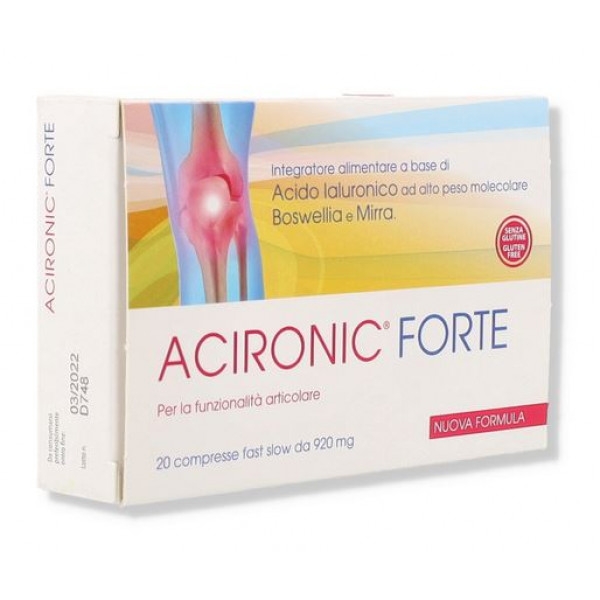 ACIRONIC FORTE 20 COMPRESSE FAST-SLOW DA 920 MG