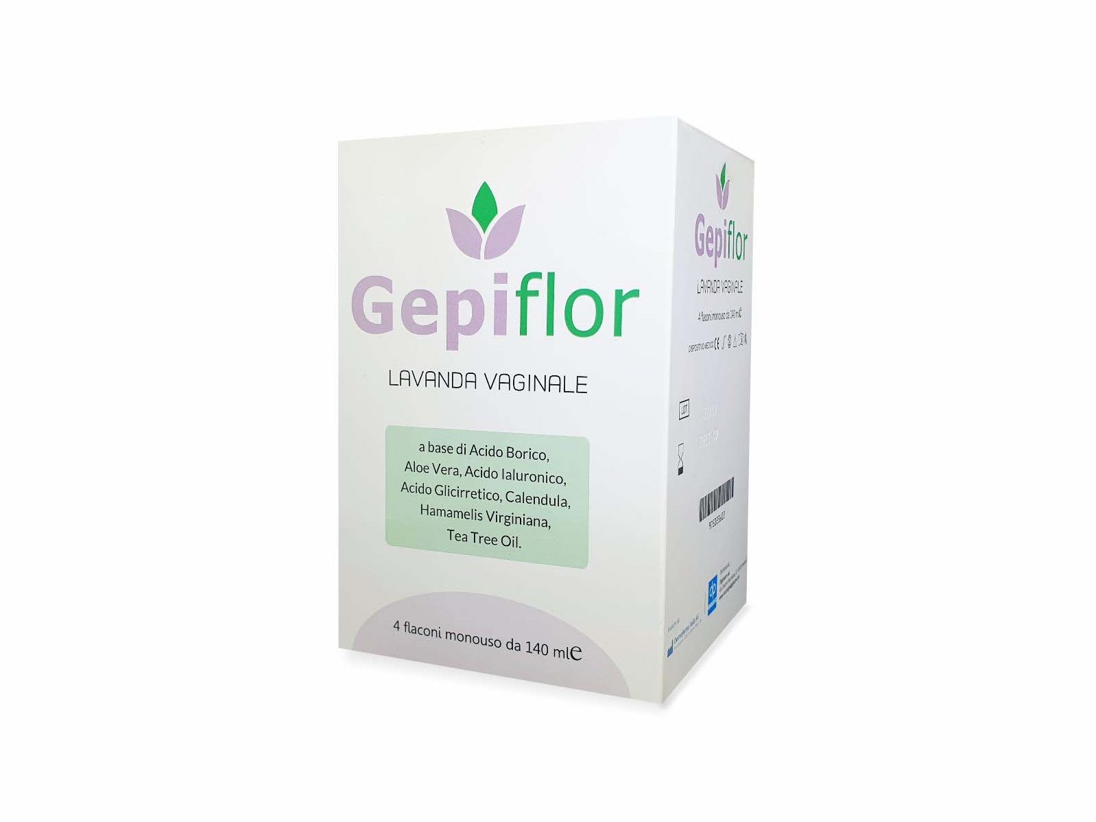 SOLUZIONE VAGINALE GEPIFLOR 4 FLACONI DA 140 ML