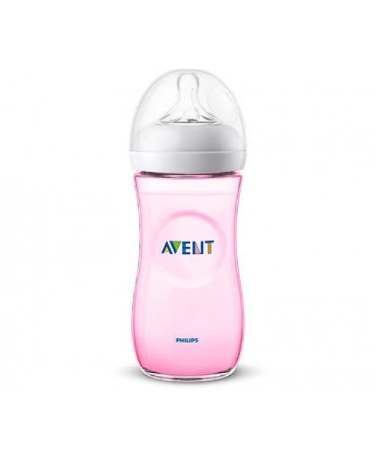 AVENT BIBERON NATURAL PP 330ML ROSA SINGLE PACK