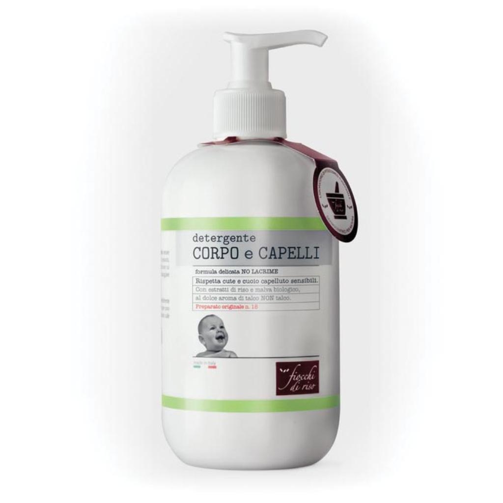 FIOCCHI DI RISO DETERGENTE CORPO/CAPELLI TALCO 400 ML