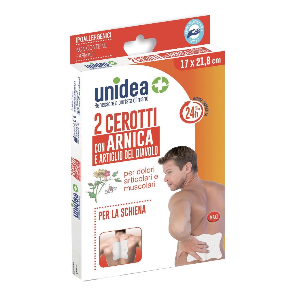 CEROTTO ALL'ARNICA UNIDEA 17X21,5 CM 2 PEZZI