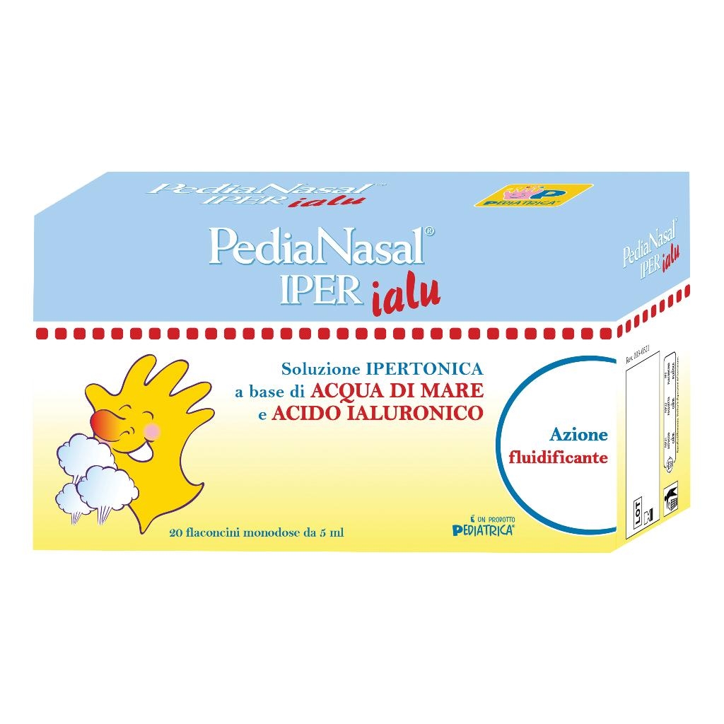 PEDIANASAL IPER SOLUZIONE IPERTONICA CON ACIDO IALURONICO 20 FLACONCINI MONODOSE DA 5 ML