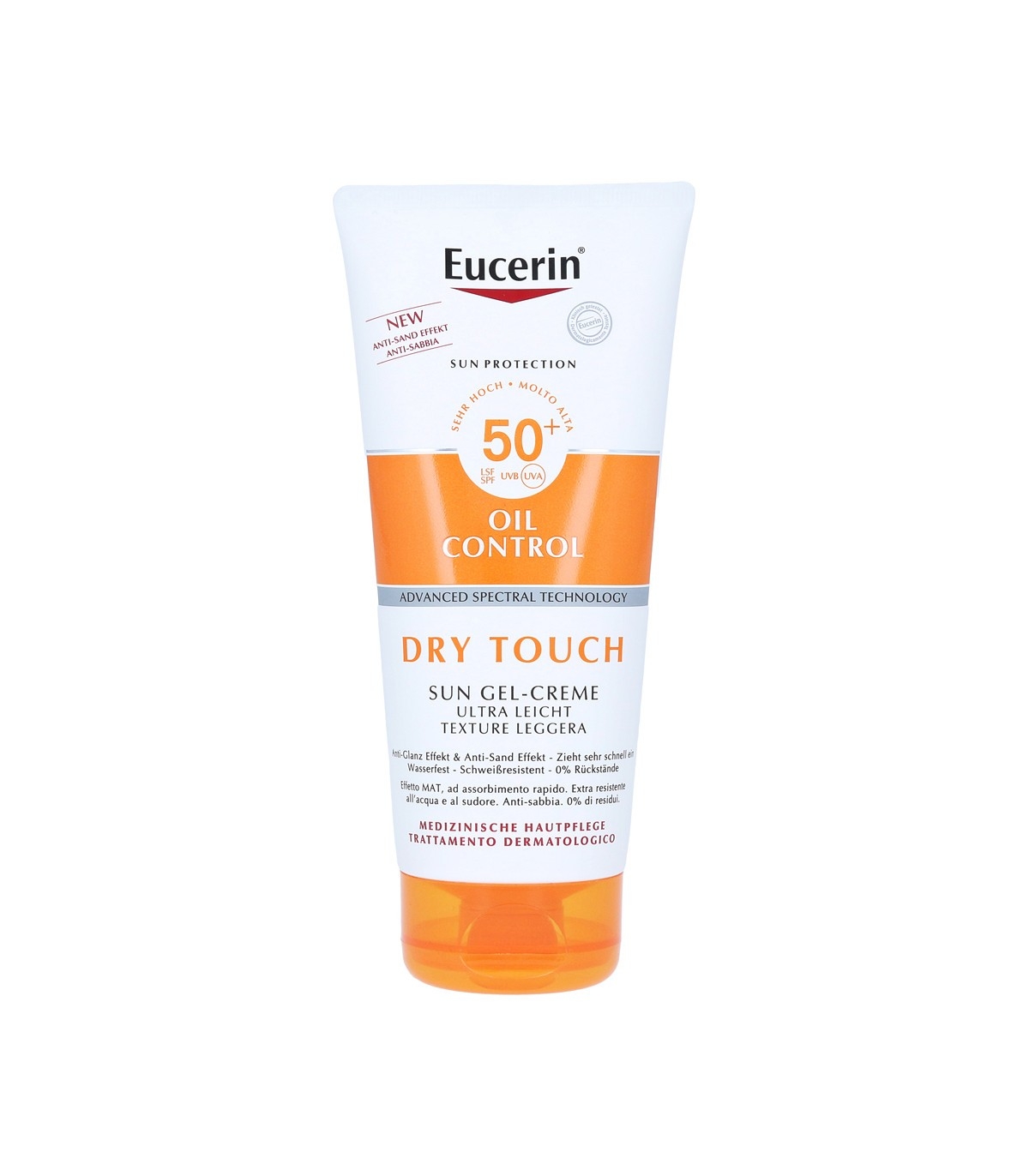 EUCERIN SUN PROTECTION OIL CONTROL DRY TOUCH SPF 50+ SUN GEL CREME 200 ML