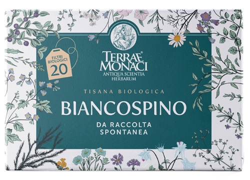 TERRAE MONACI BIANCOSPINO TISANA BIO 20 FILTRI