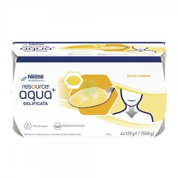 RESOURCE AQUA ACQUA GELIFICATA+LEMON CUP 6 4X125 G