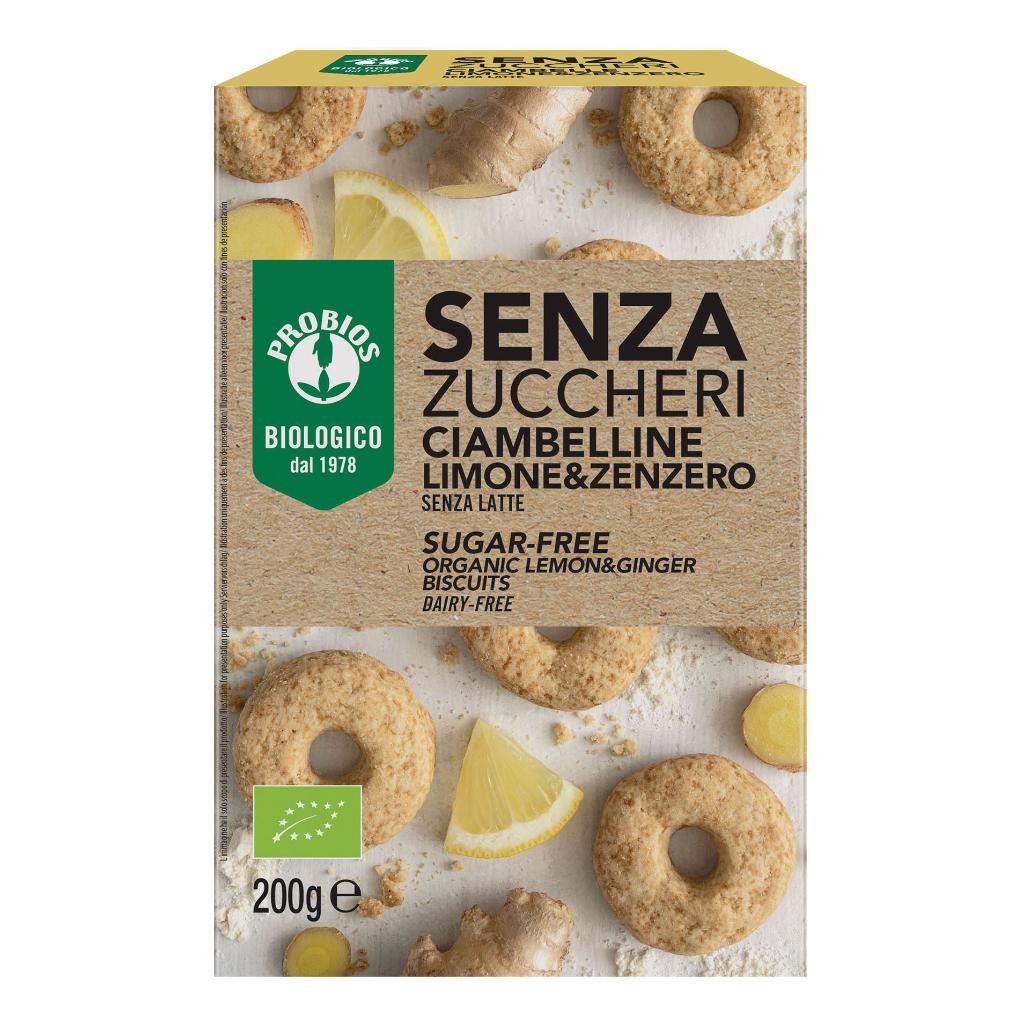 CIAMBELLINE LIMONE/ZENZERO SENZA ZUCCHERO 200 G