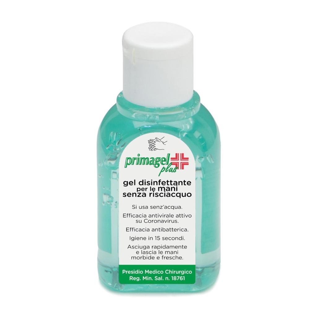 PRIMAGEL PLUS GEL DISINFETTANTE PER LE MANI SENZA RISCIACQUO 50 ML