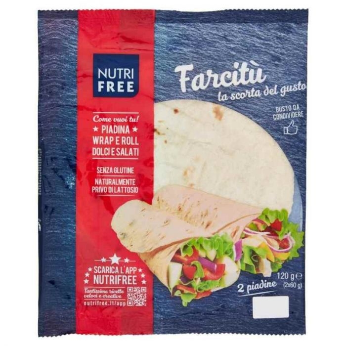 NUTRIFREE PIADINA 2 PEZZI DA 60 G
