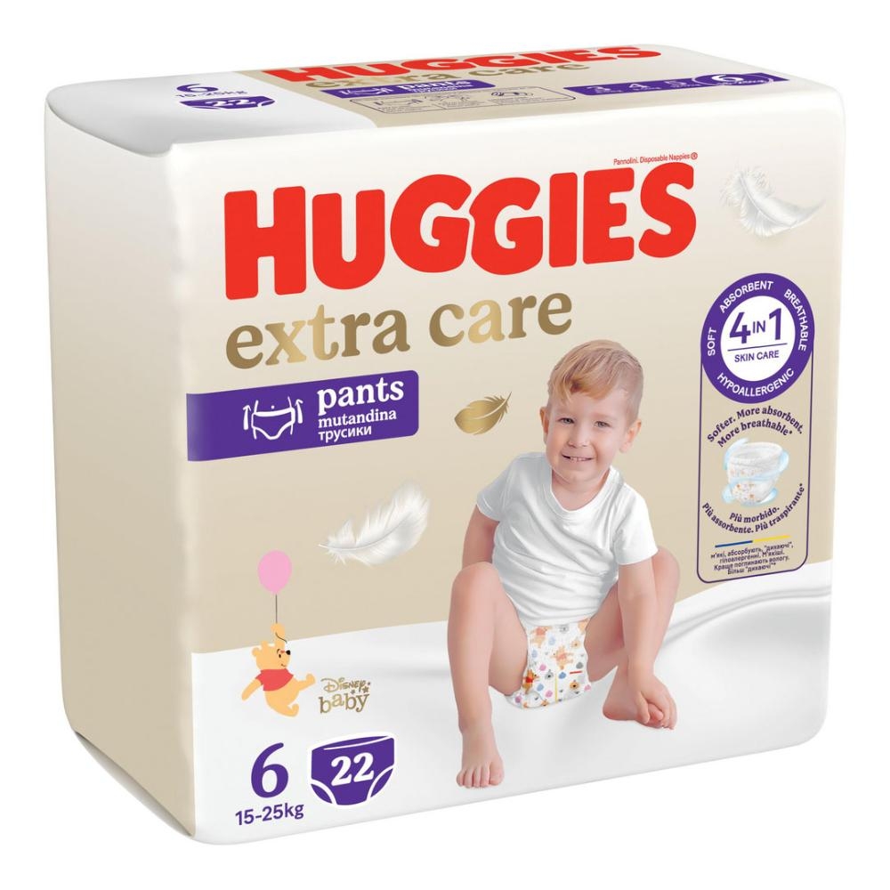 HUGGIES EXTRA CARE MUTANDINA BASE TAGLIA 6 22 PEZZI