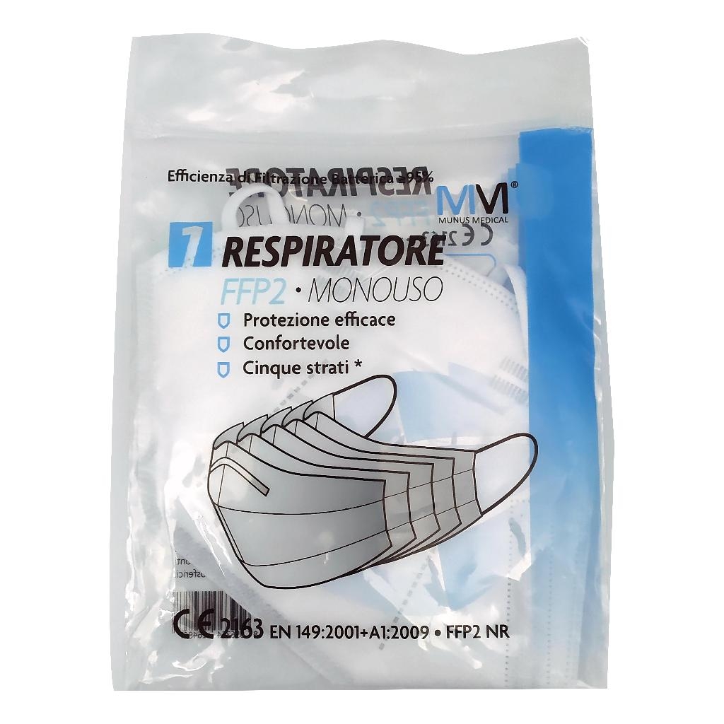 RESPIRATORE MUNUS MEDICAL FFP2 1 PEZZO
