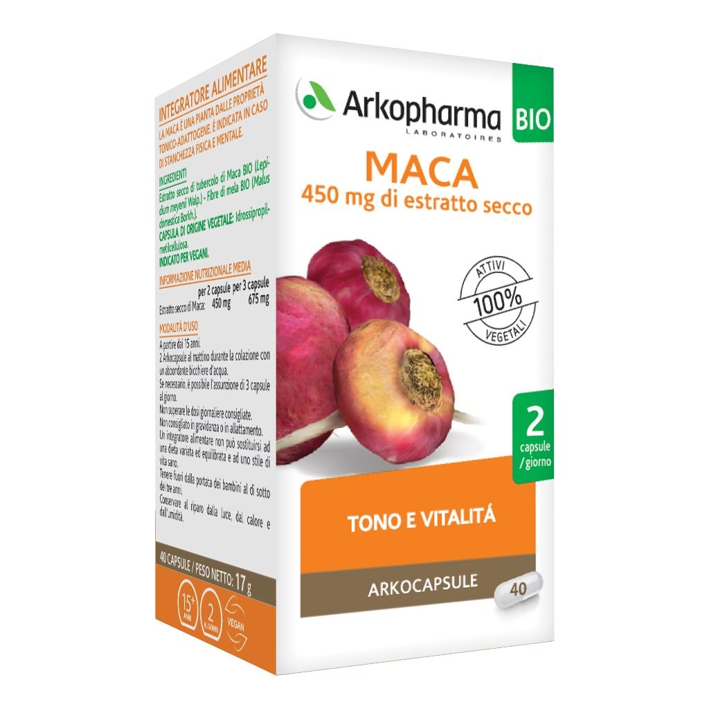 ARKO CAPSULE MACA BIO 40 CAPSULE