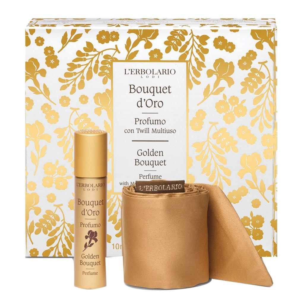 BOUQUET D'ORO PROFUMO CON TWILL MULTIUSO EDIZIONE LIMITATA 10 ML
