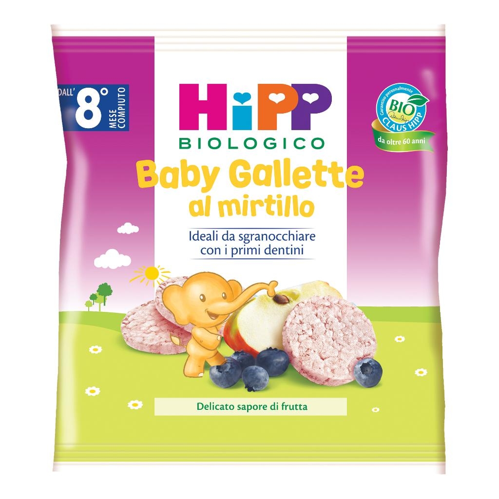 HIPP MINI GALLETTE DI RISO AL MIRTILLO 30 G