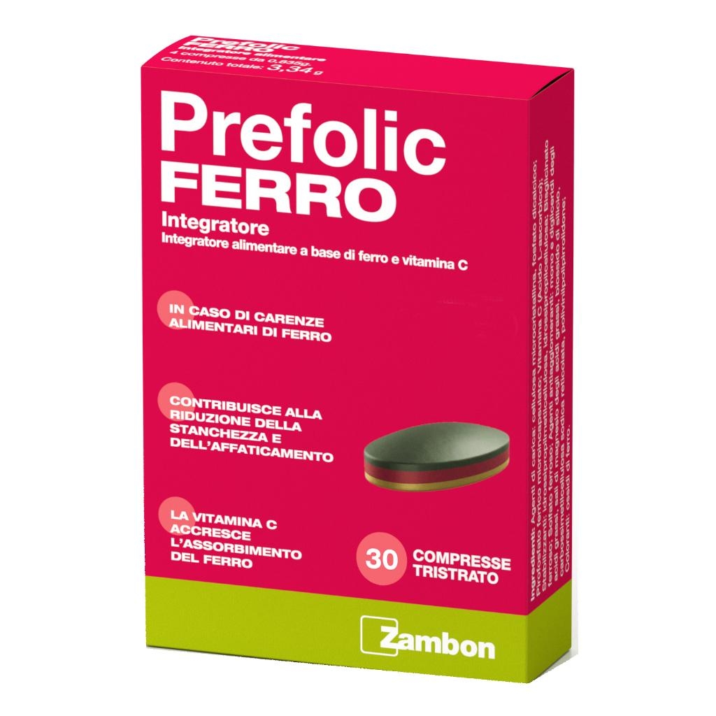 PREFOLIC FERRO 30 COMPRESSE