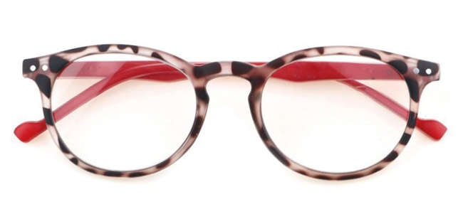 OCCHIALE DA LETTURA PREMONTATO VEDO & LEGGO TARTARUGA ASTE ROSSE +2,00