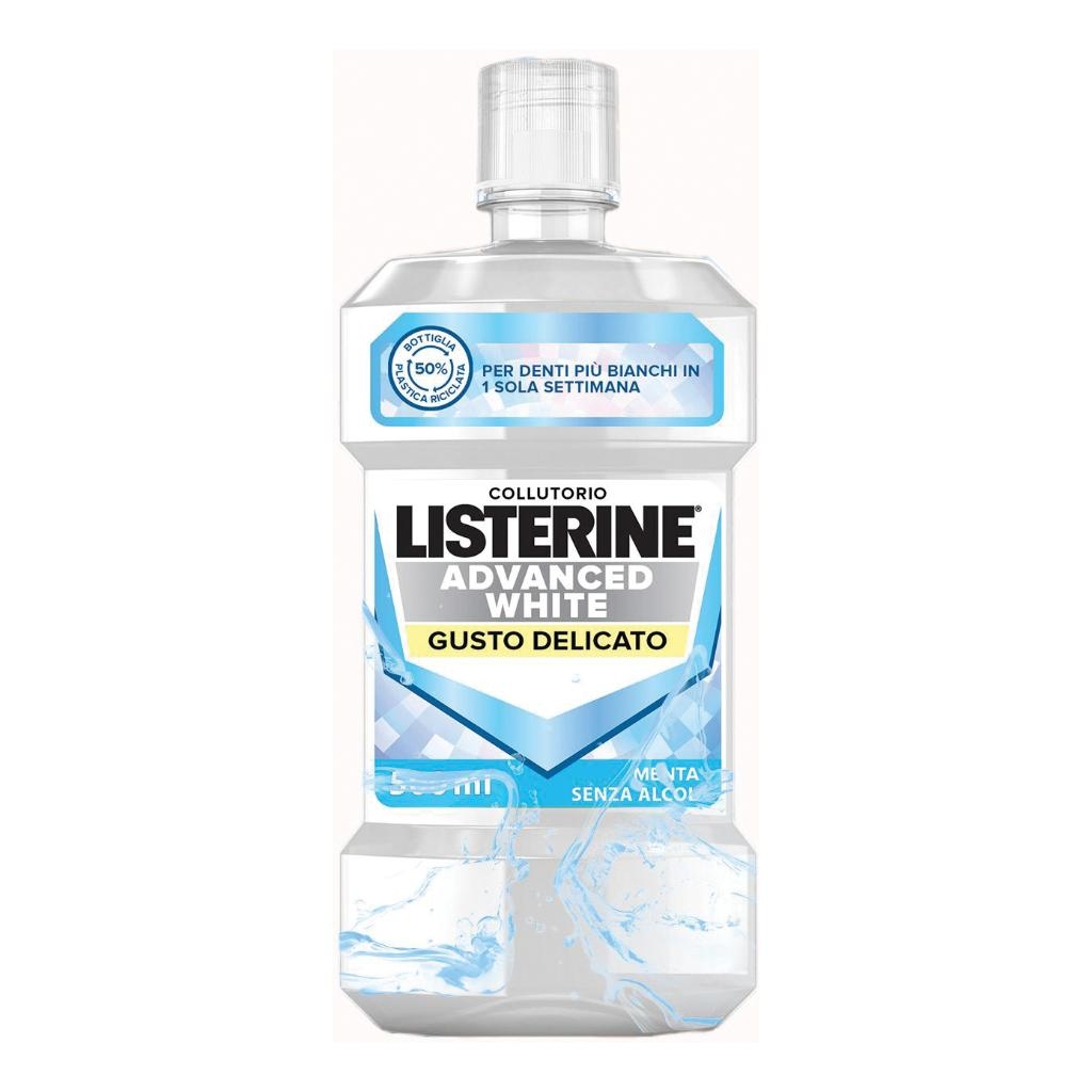 LISTERINE ADVANCED WHITE GUSTO DELICATO BUNDLE 2 X 500 ML