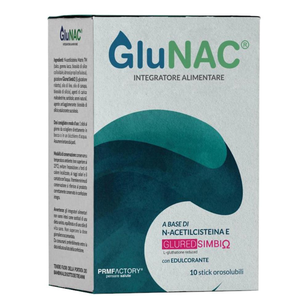 GLUNAC 10 STICK OROSOLUBILI