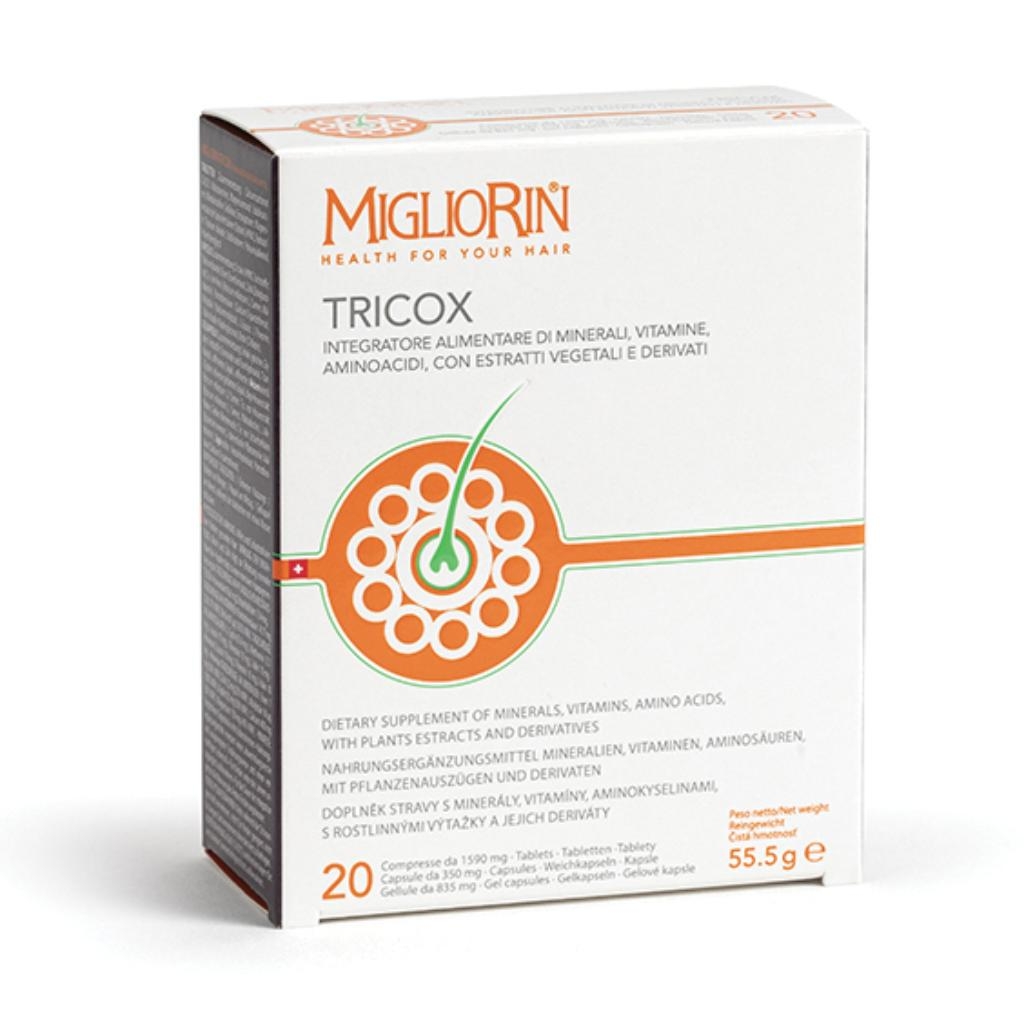 TRICOX 20 TAVOLETTE + 20 GELLULE + 20 CAPSULE NUOVA FORMULA