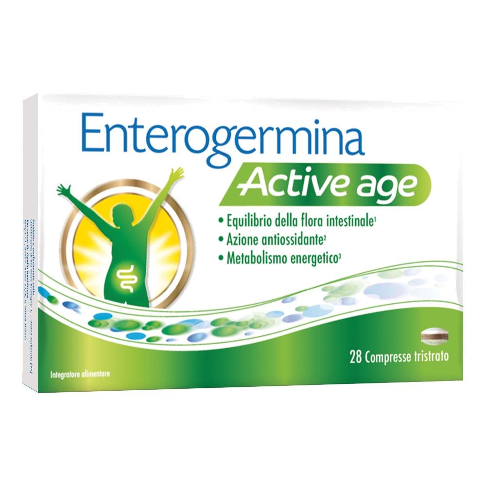 ENTEROGERMINA ACTIVE AGE 28 COMPRESSE