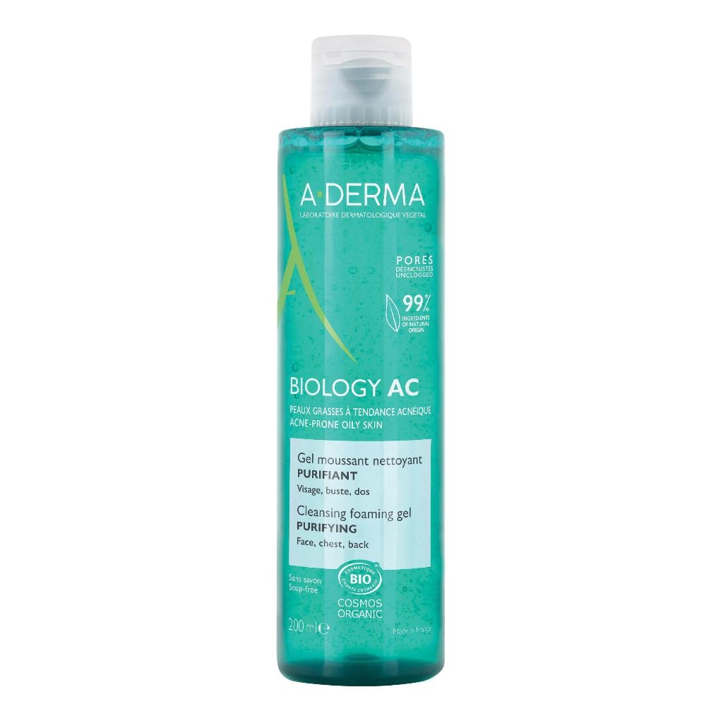 ADERMA BIOLOGY AC GEL DETERGENTE SCHIUMOGENO PURIFICANTE 200 ML