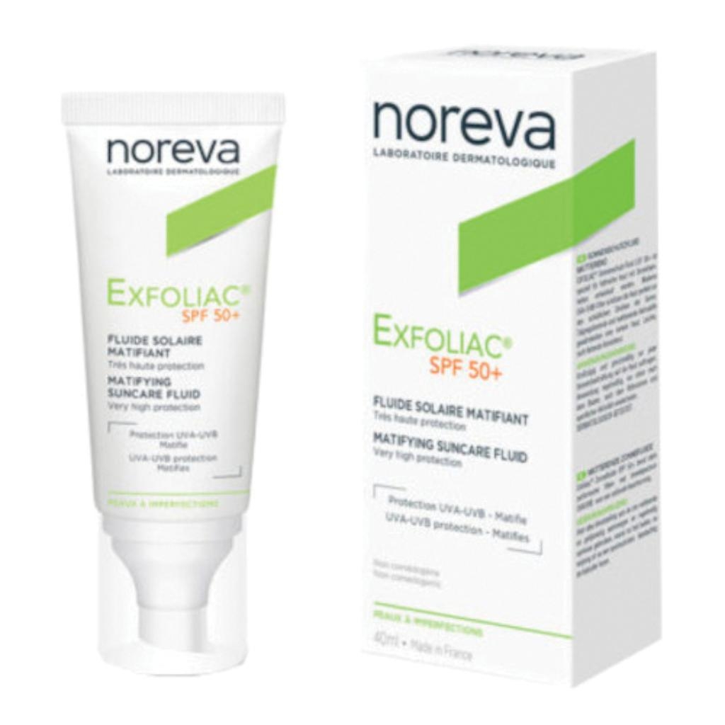 EXFOLIAC FLUIDE SOLAIRE MATIFIANT SPF50+ 40 ML