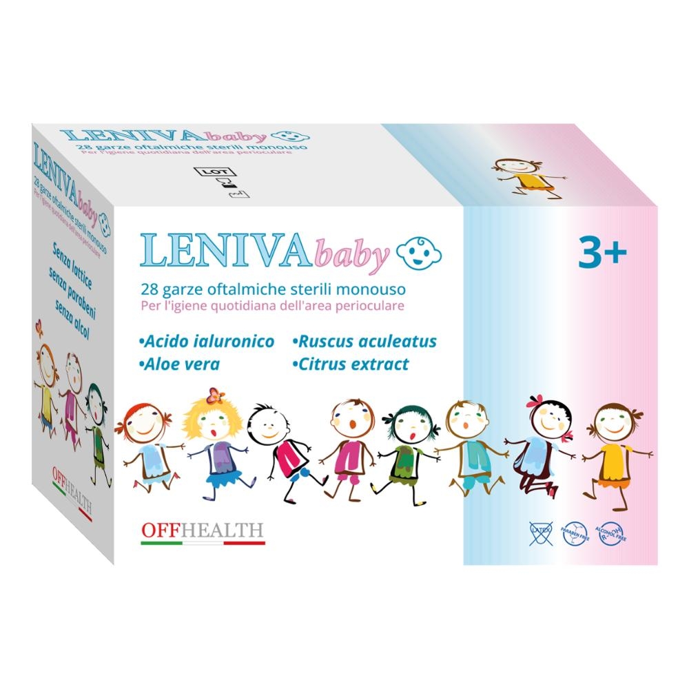 LENIVA BABY GARZE OFTALMICHE 28 PEZZI