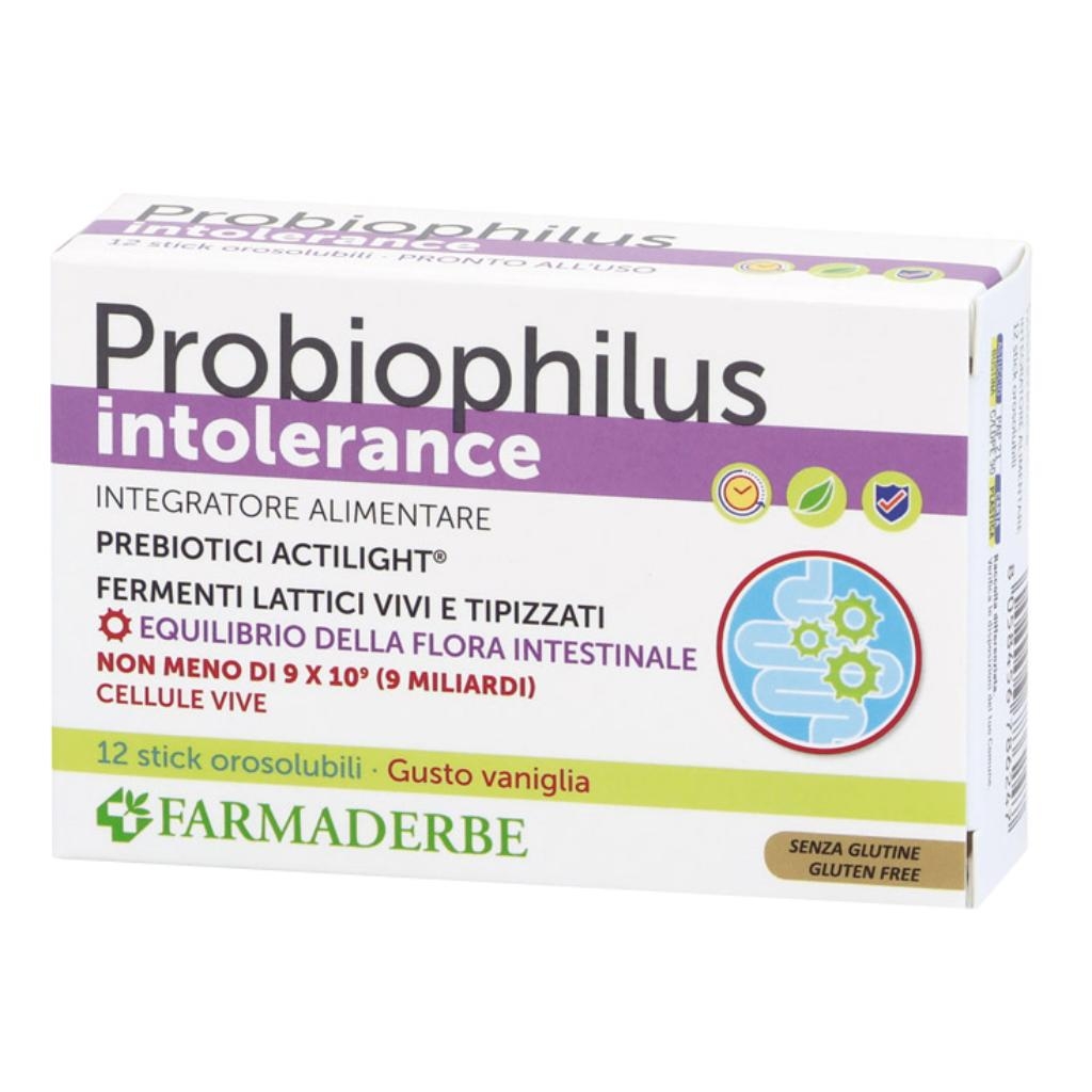 PROBIOPHILUS INTOLLERANCE 12 STICK PACK