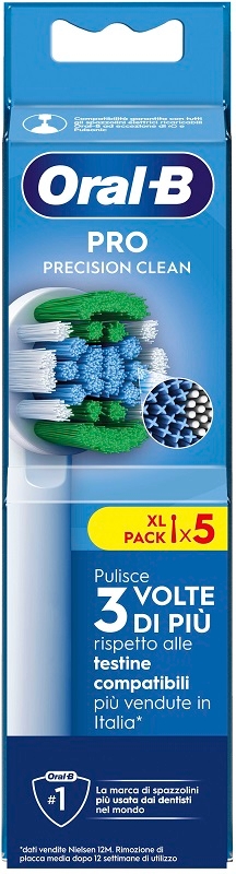 ORALB PRECISIONCLEAN REFILL 5 PEZZI