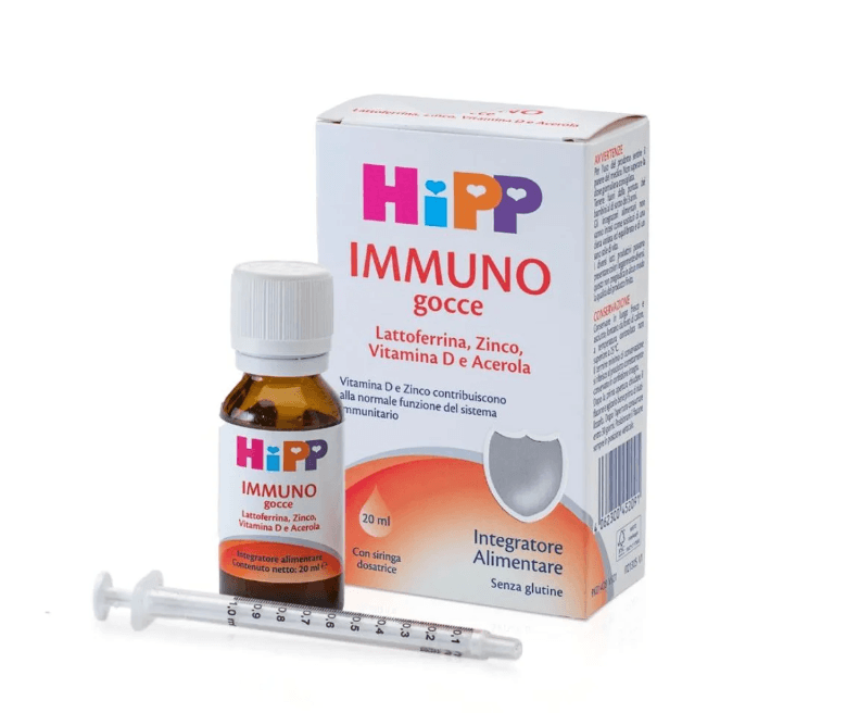 HiPP Immuno Gocce Integratore Alimentare, 20ml