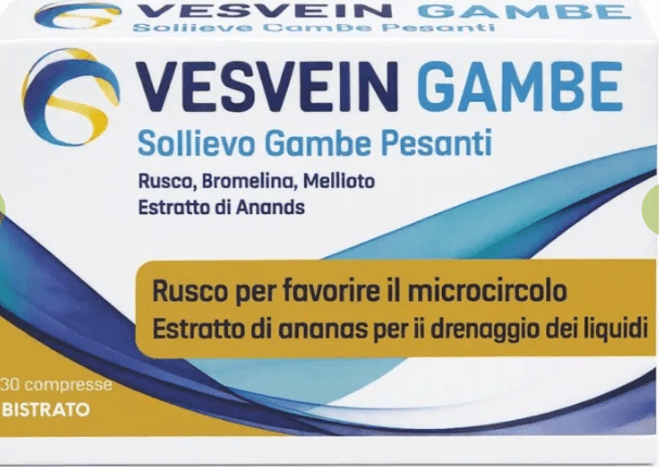 Vesvein Sollievo Gambe Pesanti Integratore Circolazione e Microcircolo 30 Compresse