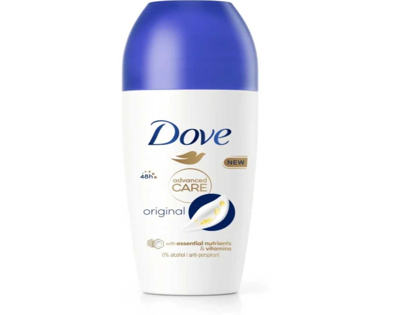 DOVE ADVANCED CARE 0% SALI ORIGINAL ROLL ON 50 ML