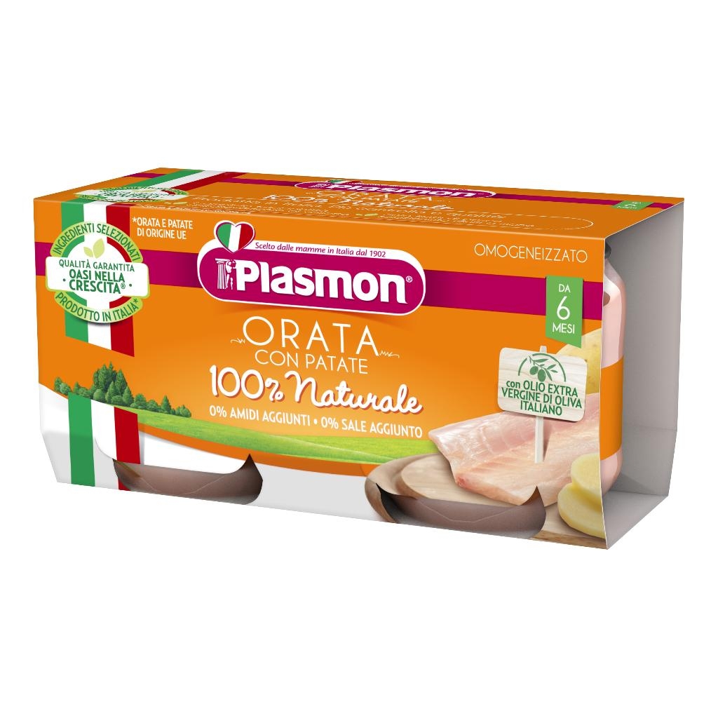 PLASMON OMOGENEIZZATO ORATA 80 G X 2 PEZZI
