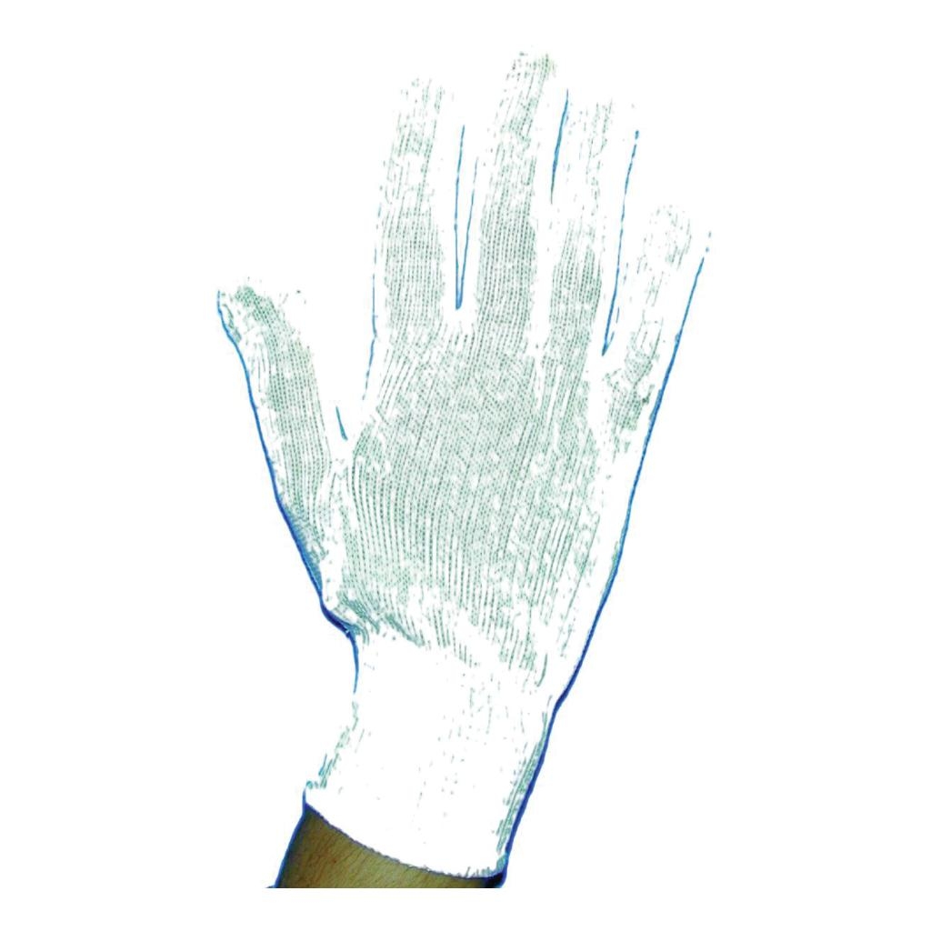 GUANTO IN COTONE BIANCO 8