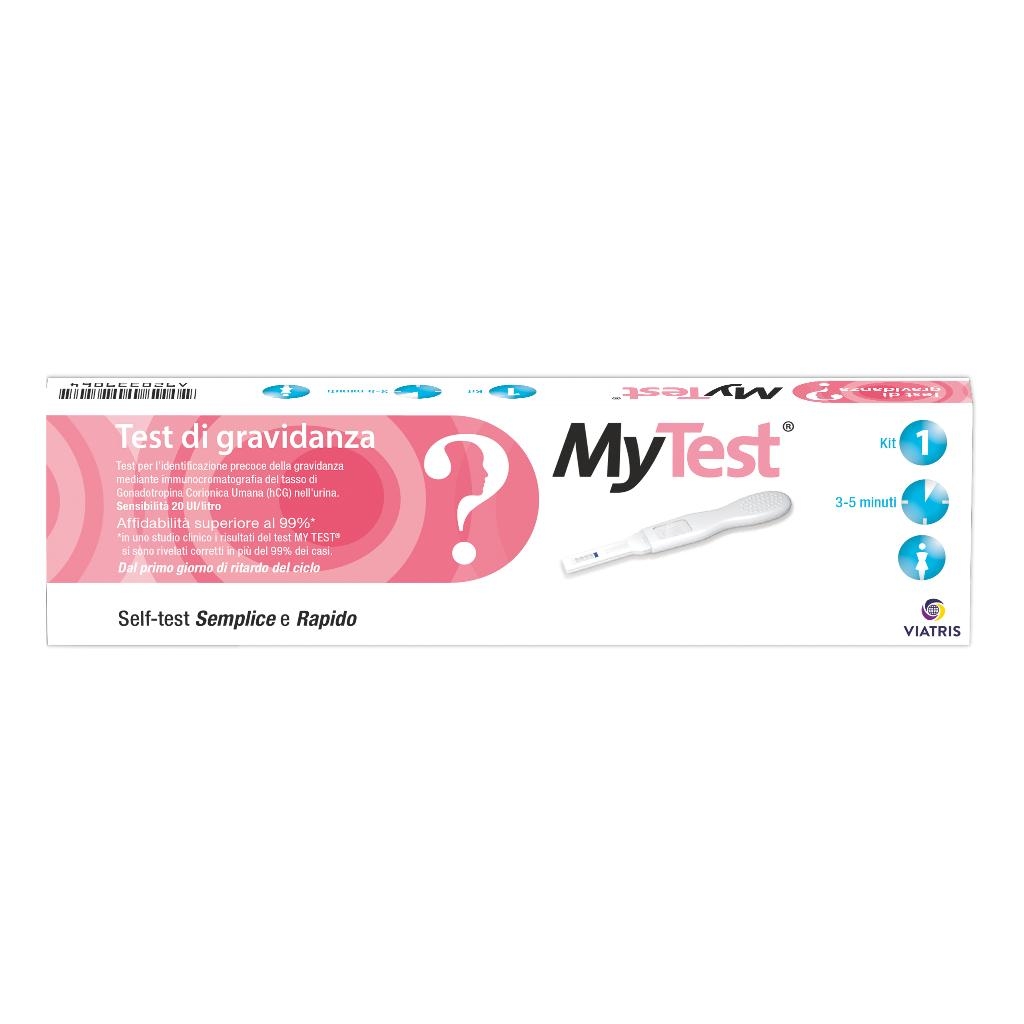 TEST DI GRAVIDANZA RAPIDO HCG MYTEST 1 PEZZO
