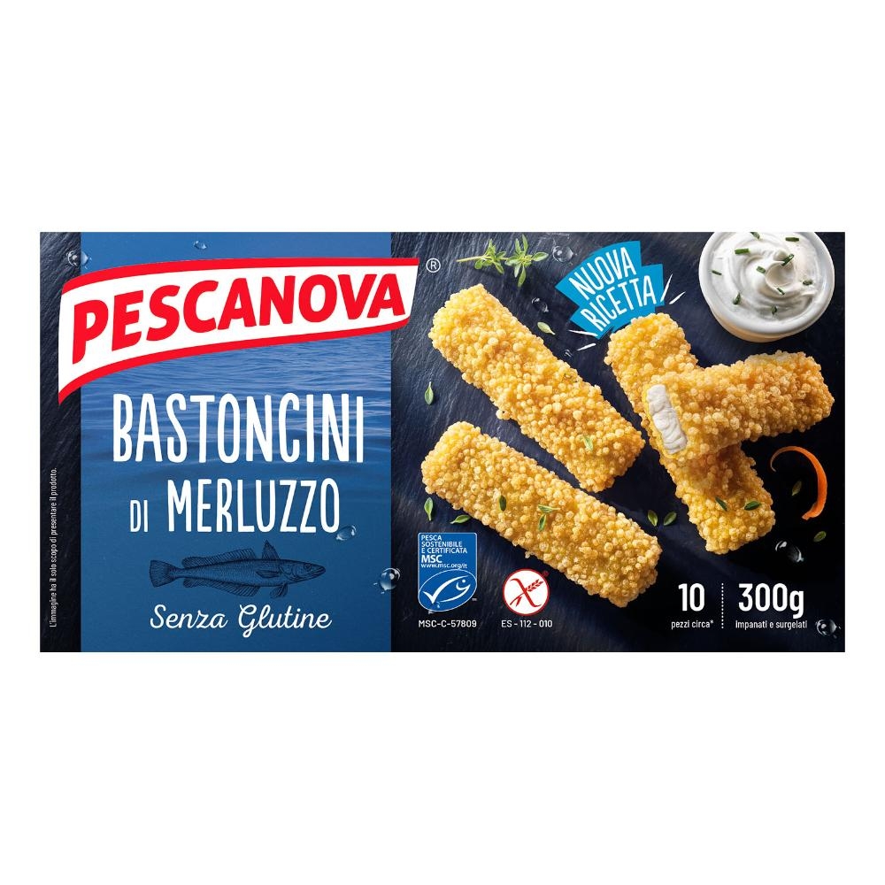 PESCANOVA BASTONCINI DI MERLUZZO 10 PEZZI DA 30 G