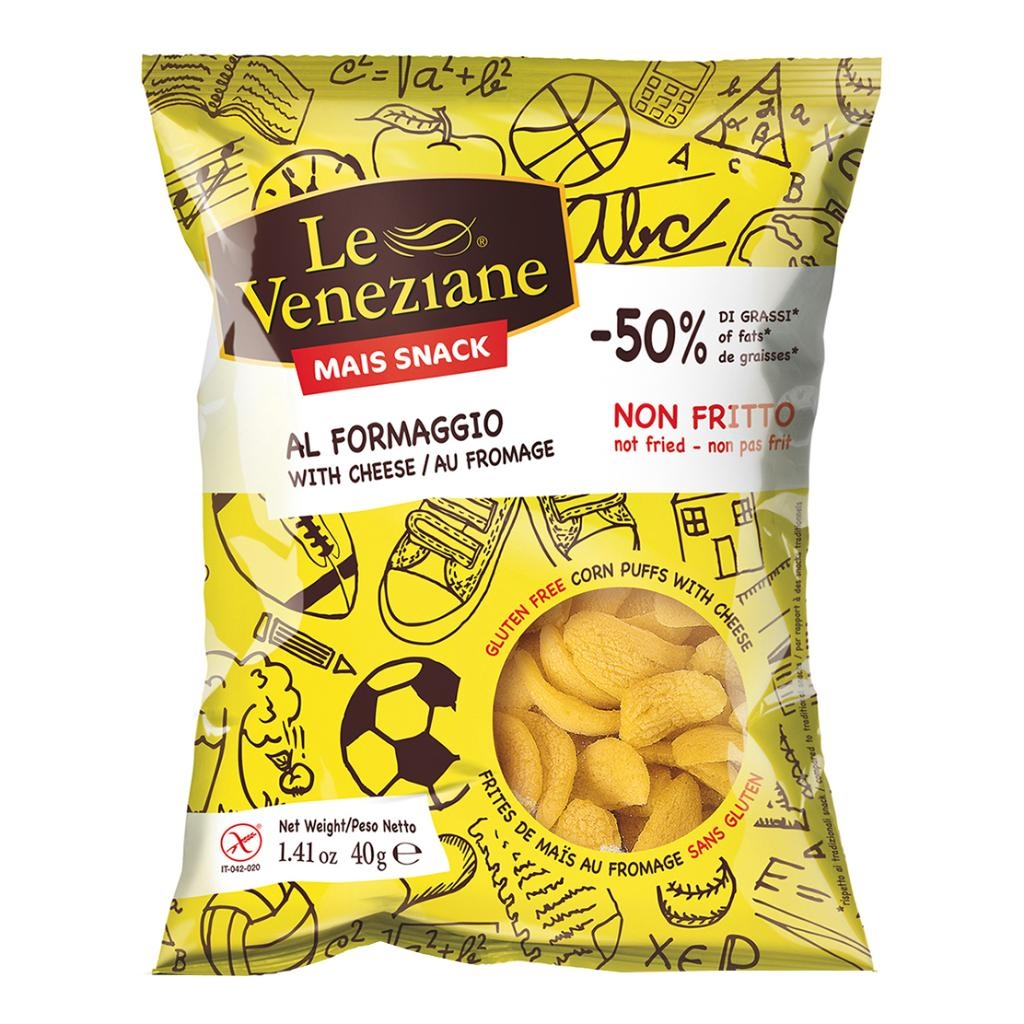 LE VENEZIANE MAIS SNACK FORMAGGIO 40 G